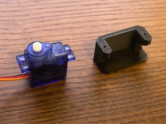 SG90 Servo Mount Usable with M2 screws