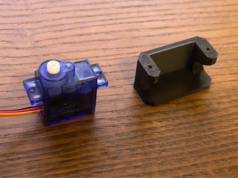 SG90 Servo Mount Usable with M2 screws