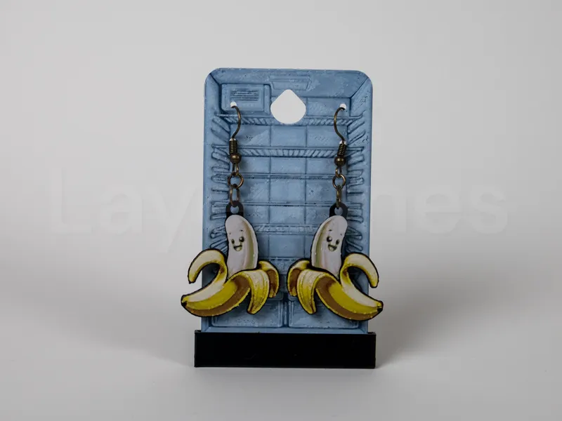 Banana Earrings - Happy Food Series