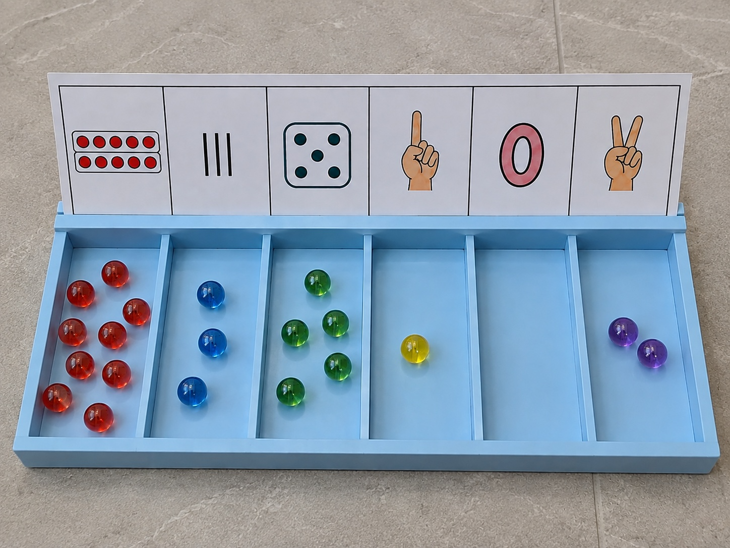 Tellen rekenplankjes wiskunde ijsbergrekenen 3D model