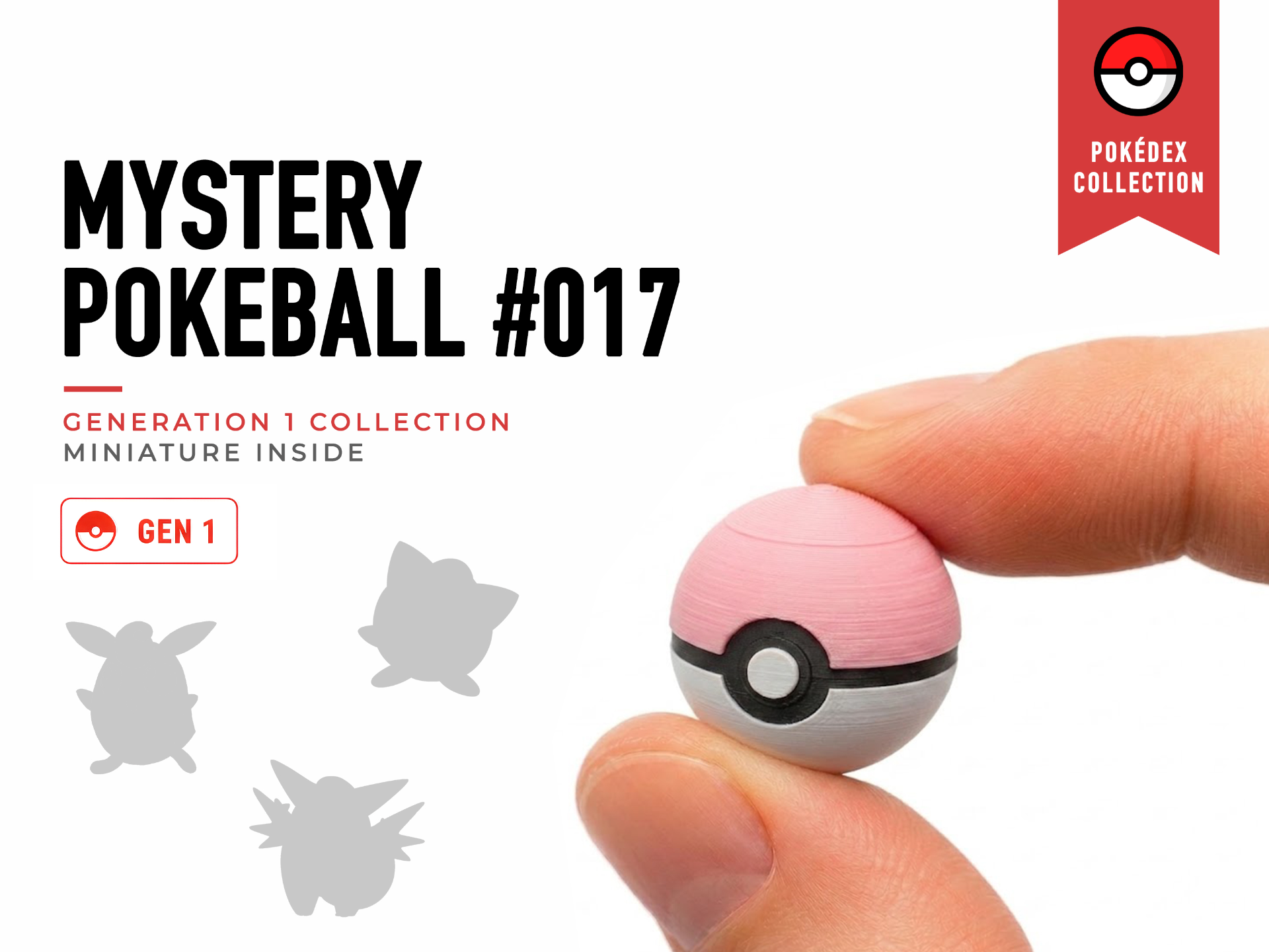 Tiny Mystery Pokeball 017 - Mini Pokemon Series 3D model