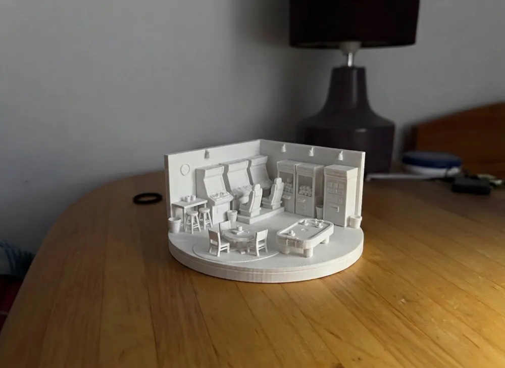 Arcade Room Interior Set - Free 3D Print Model - MakerWorld