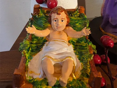 Baby Jesus in the Cradle 