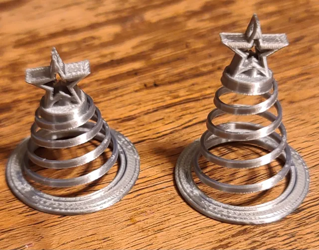 Spiral Christmas Tree Earrings