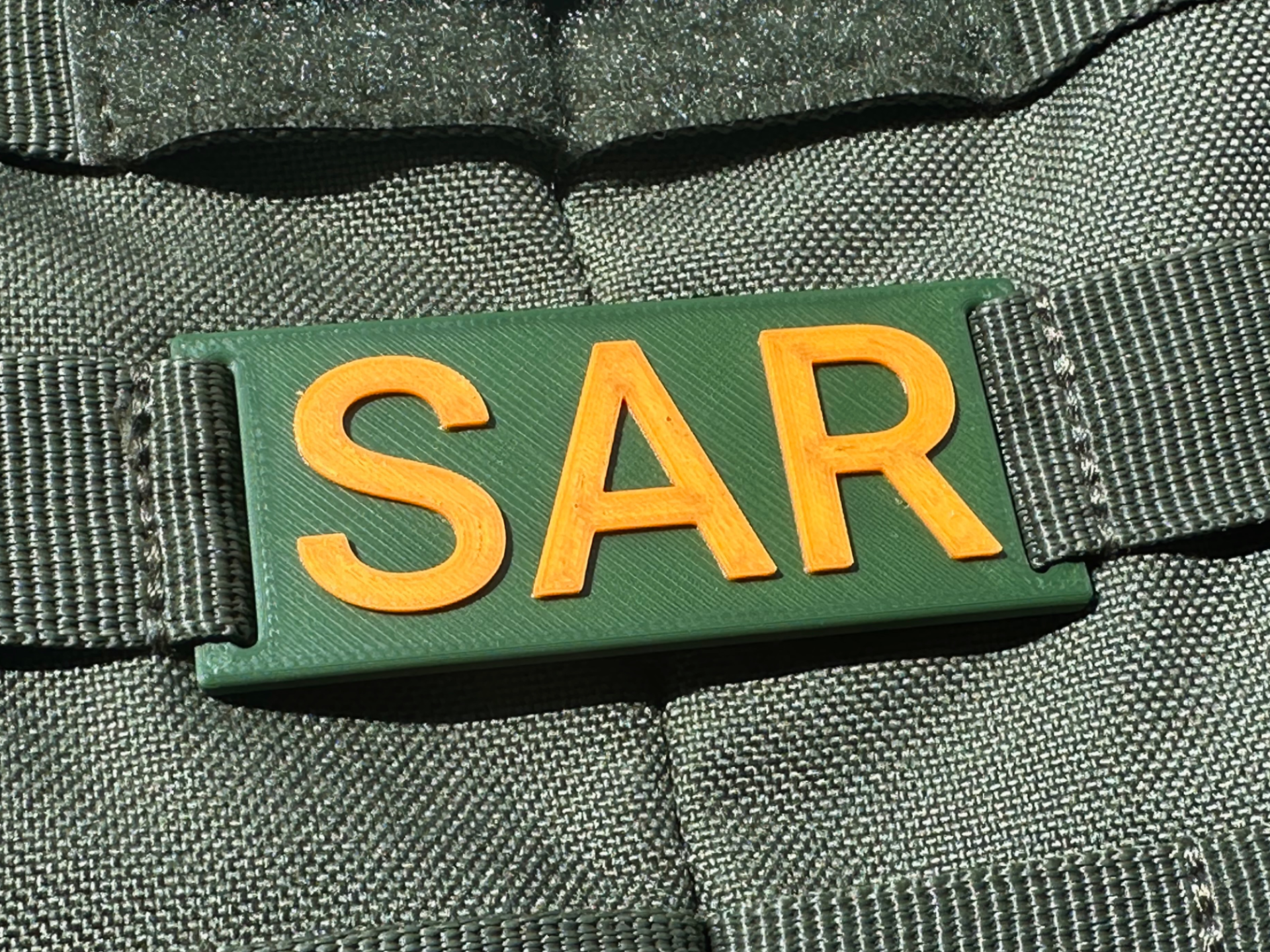 MOLLE Search and Rescue (SAR) Tag