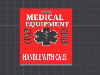 Travel Bag Tag Medical Equipment