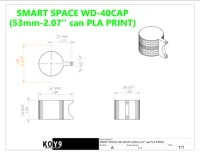 SMART SPACE WD40 CAP(53mm-PLA)