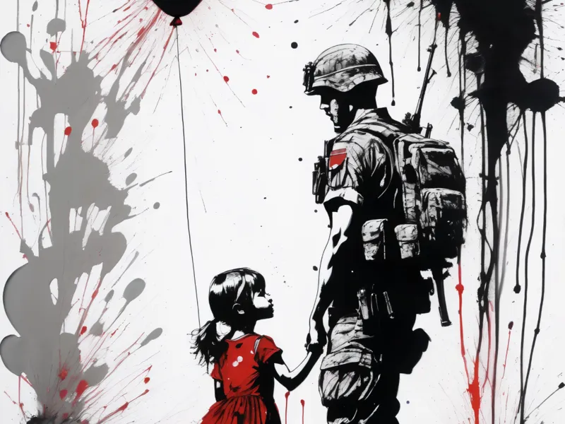 A Soldier and his Daughter