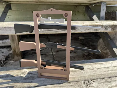 Dummy Rack Dummy 13 Gun Rack for Rifles & Shotguns - Free 3D Print Model - MakerWorld