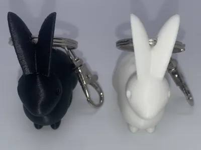 Cute Rabbit Keychain