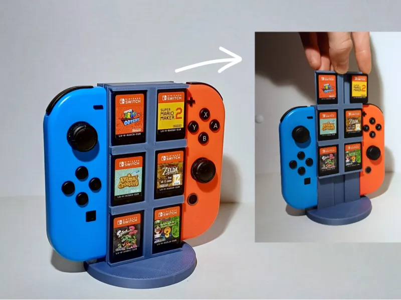 Nintendo Switch Joy-Con and Game Card stand