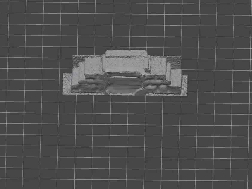 Escaliers en ruine pour jeu de figurines