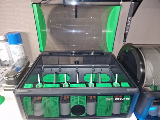 AMS Dry Pods Wide, Narrow, Hygro Trays & Funnel V3