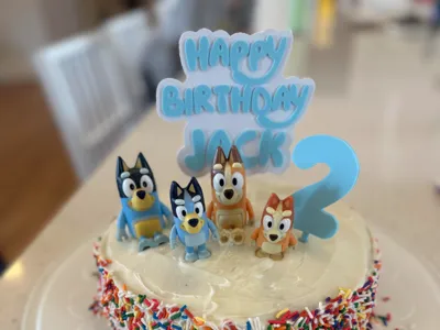 Bluey Cake Toppers