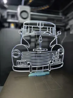 1949 Chevy 3100 პიკაპის სილუეტი thumbnail 2