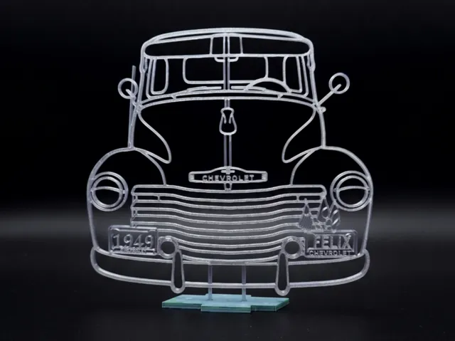 1949 Chevy 3100 პიკაპის სილუეტი