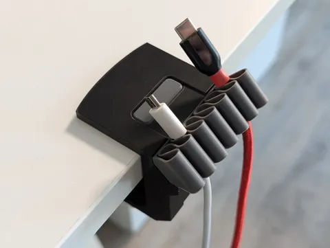 Desk clamp cable holder - Modular view 2