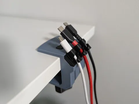 Desk clamp cable holder - Modular view 3
