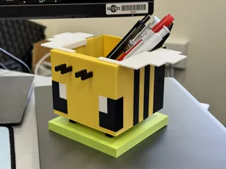Minecraft Bee Pen Holder