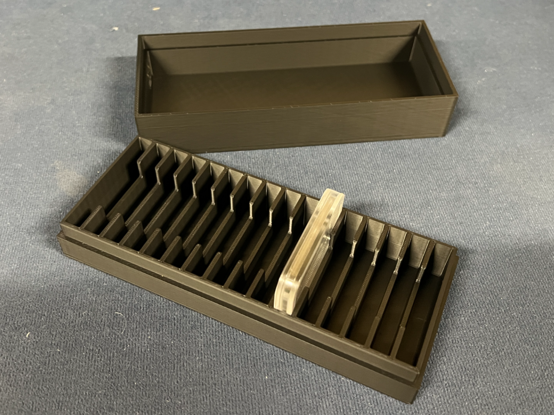 1oz Rectangle Silver Bar Display and Storage Box