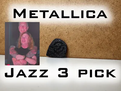 Metallica Jazz 3 guitar pick