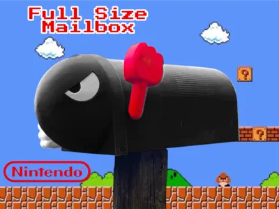 Bullet Bill Mailbox Mario Galaxy 