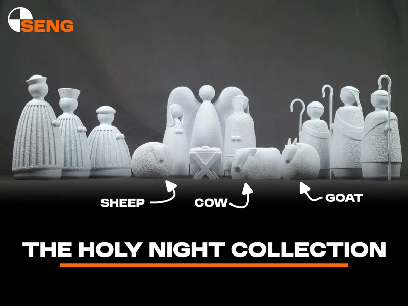 Modern Nativity Scene - The Holy Night Collection