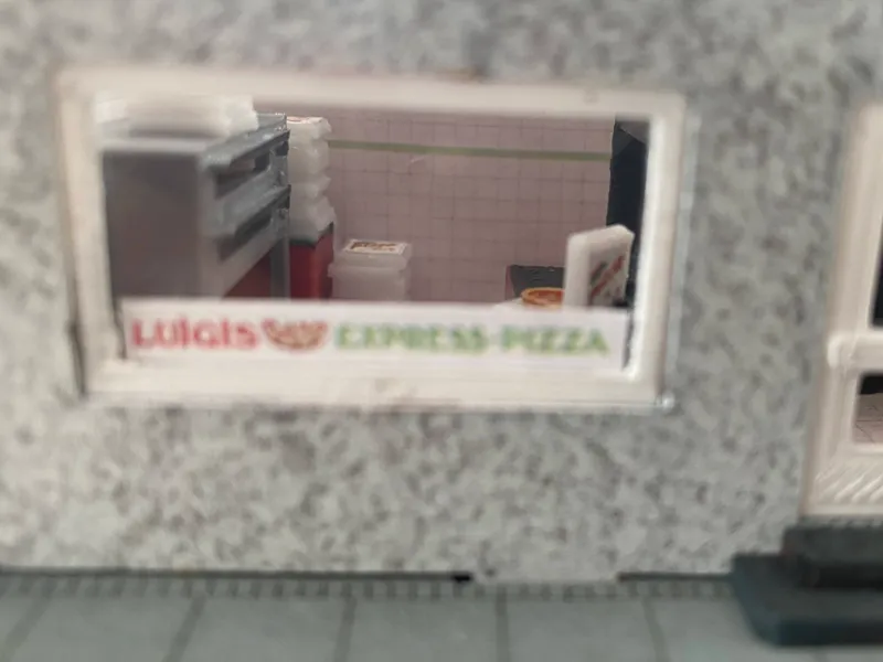 Pizza place interior 1:87