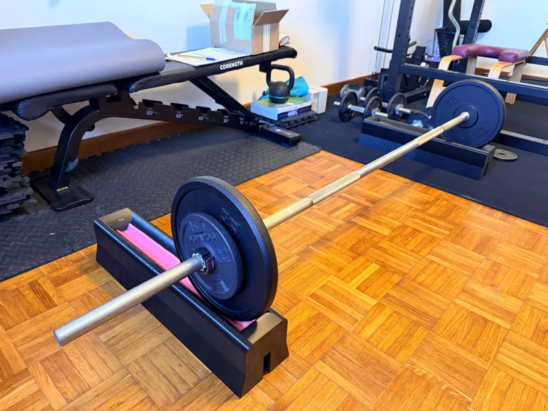 Binario per supporto dischi bilanciere hip thrust