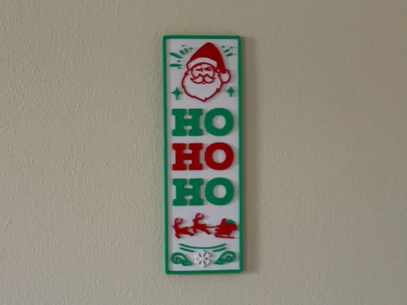 Ho Ho Ho Wall Art