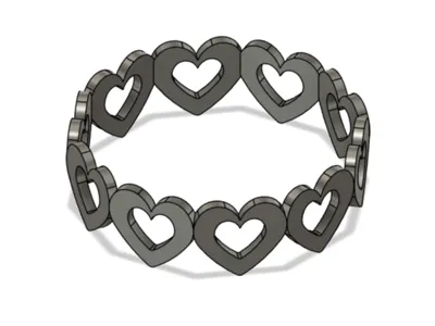 Heart Bracelet (inside cutout)
