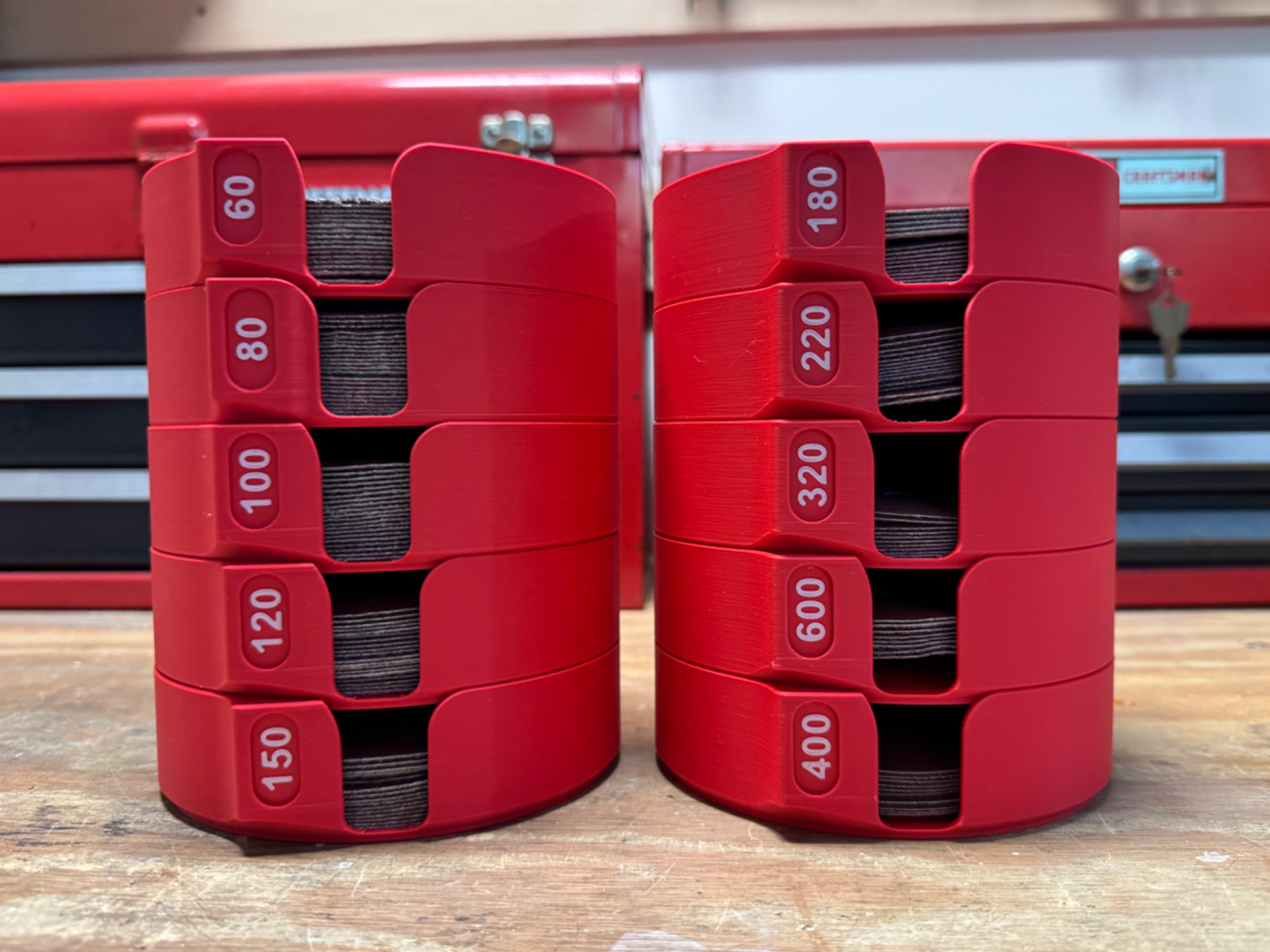 5 & 6 Inch Orbital Sanding Disc Holders/Organizers