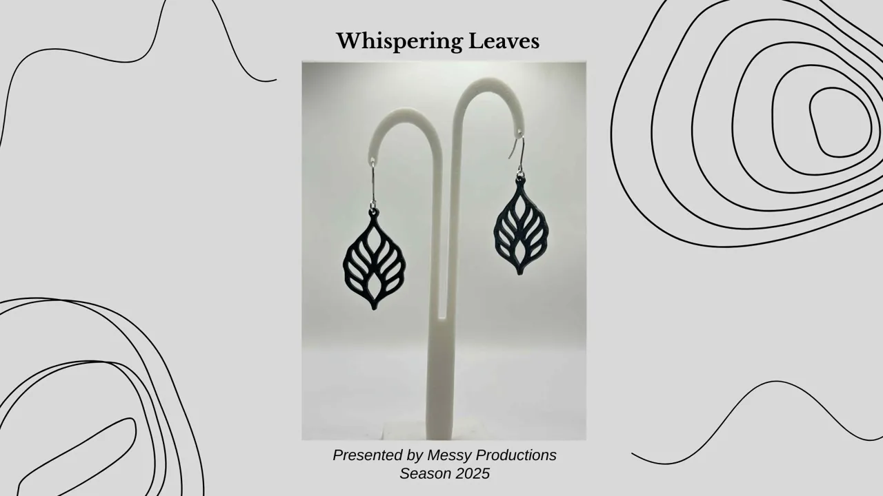 Leaf Drops Earrings - No AMS view 2