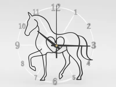 Horse Clock