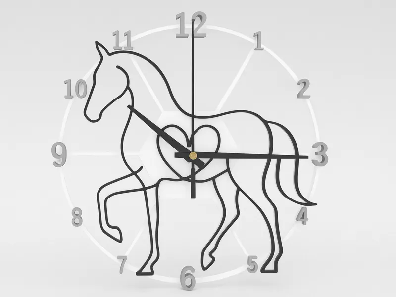 Horse Clock