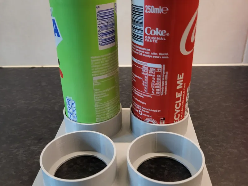 Tray for soda cans