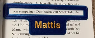 Lesehilfe Leselineal