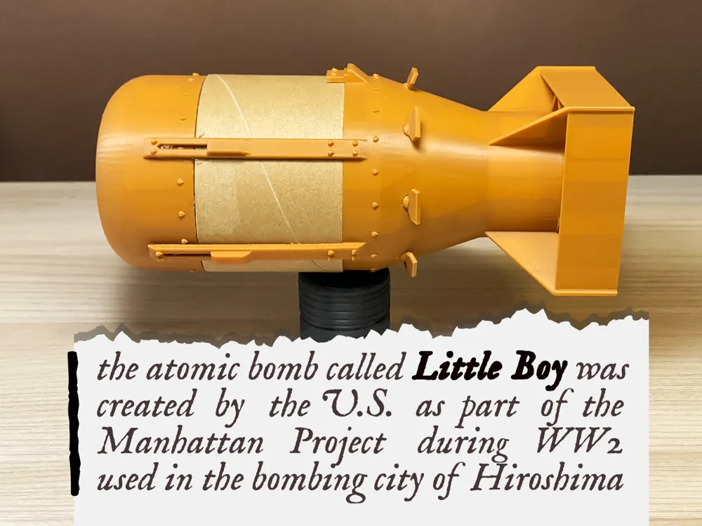 Little Boy: Memory & Reuse - Free 3D Print Model - MakerWorld
