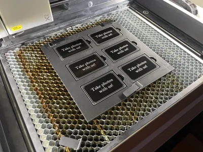 Metal Card Jig for Xtool M1 Ultra