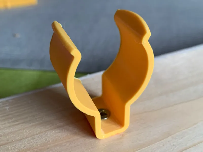 Tube and rod snap spring clip