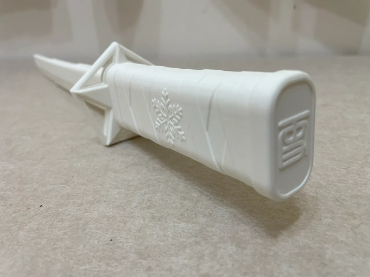 Small Collapsing Katana -snowflake雪(Printinplace) view 2