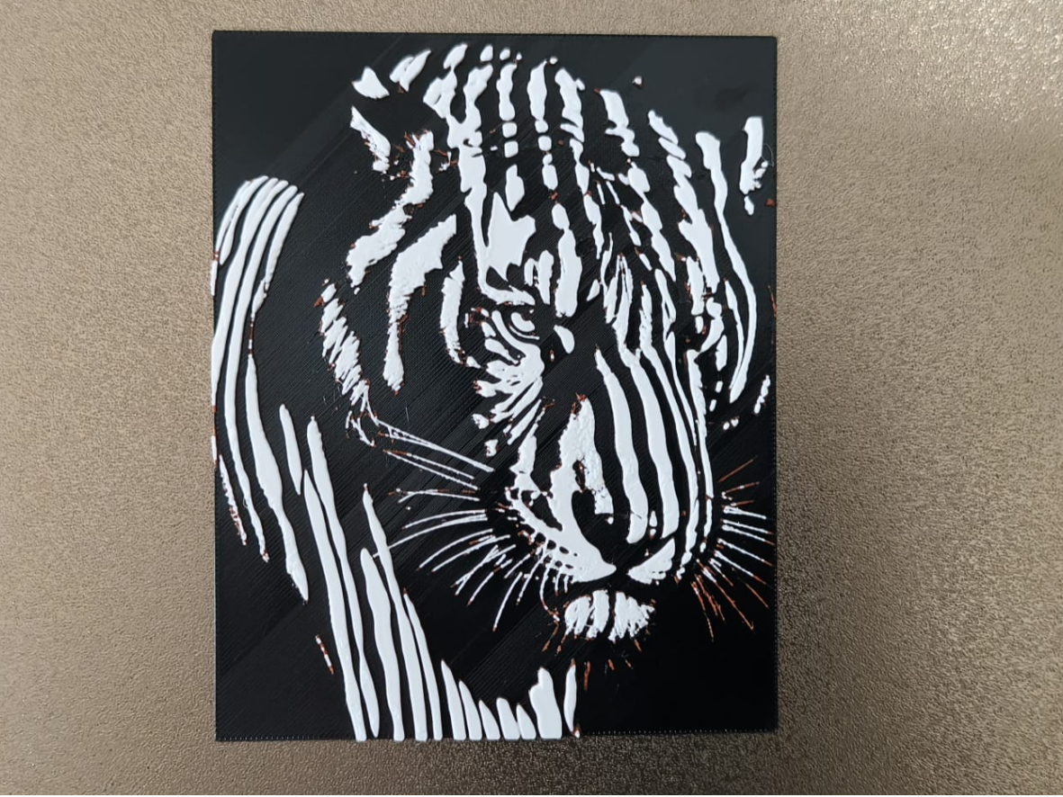 Striped Shadows Series #2 – Tiger Gaze HueForge