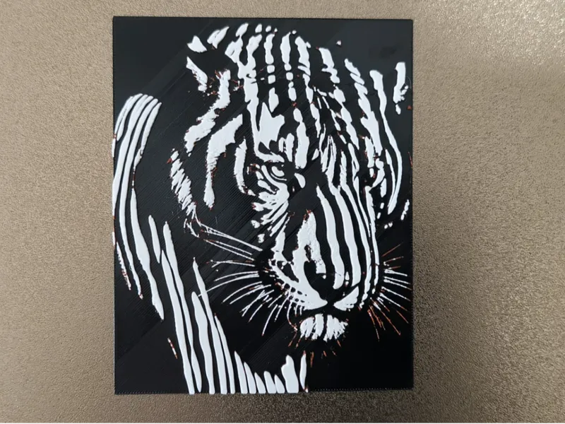 Striped Shadows Series #2 – Tiger Gaze HueForge