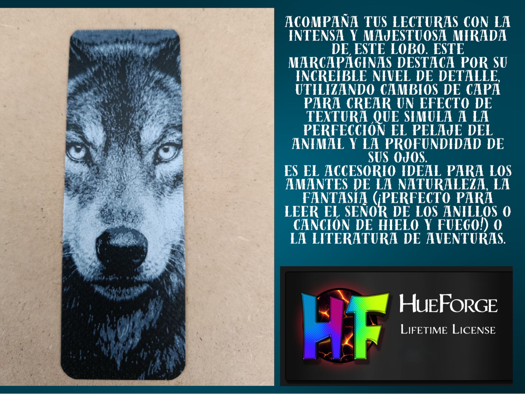 Bookmark Mirada de Lobo