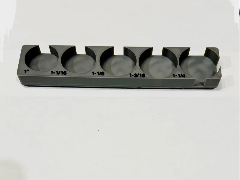 Gridfinity 1/2" SAE 5 Socket holder