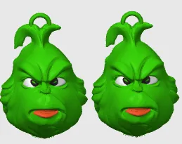 Weinachts-Grinch Ohrringe view 2