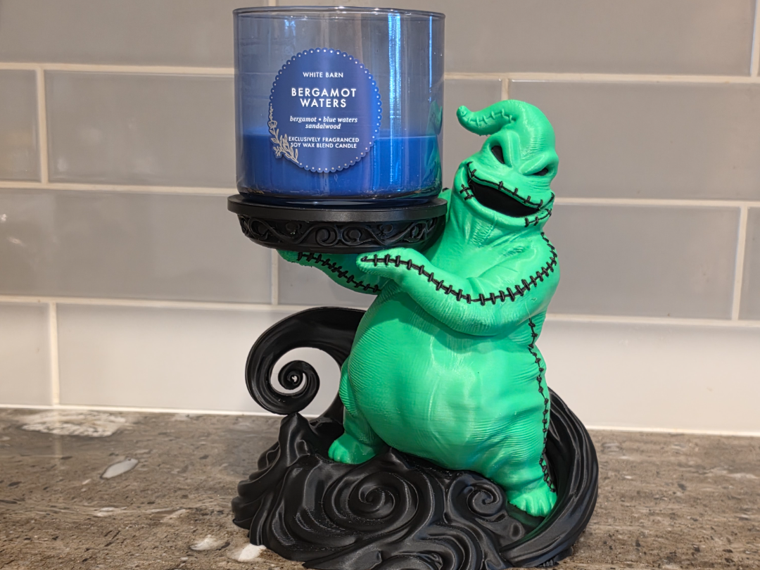 Oogie Boogie Bath and Body works candle holder - 1