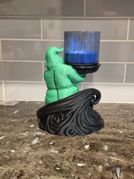 Accesorio de iluminación decorativa: Oogie Boogie Bath and Body works candle holder — vista de referencia 4