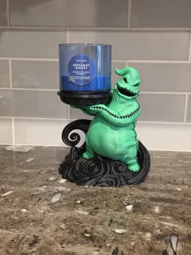 Accesorio de iluminación decorativa: Oogie Boogie Bath and Body works candle holder — vista de referencia 3
