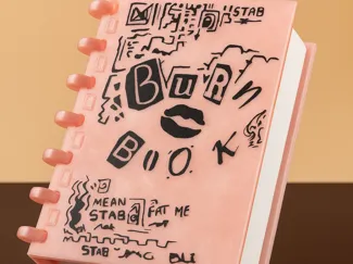 Burn book mean girls box for makeup storage